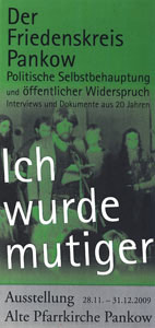 Plakat zur Ausstellung "Ich wurde mutiger"