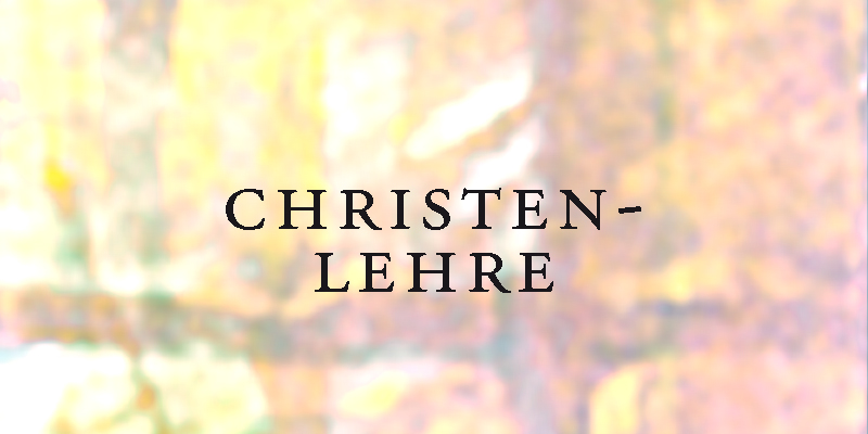 Mehr über den Artikel erfahren Christenlehre